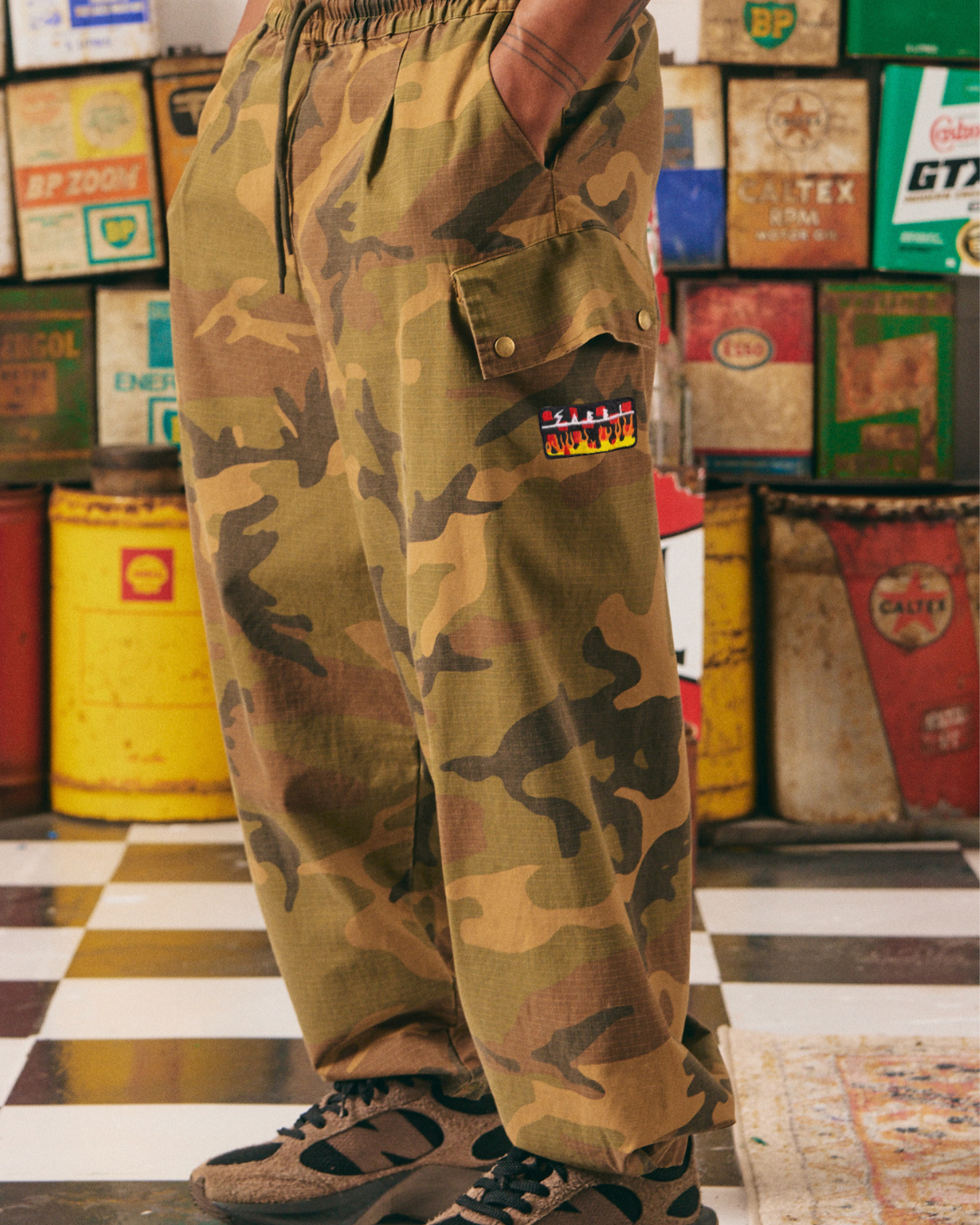 THE DRILL CARGO PANTS - CAMO