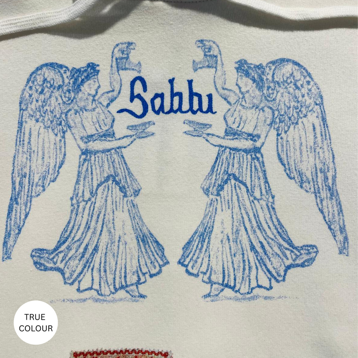 THE LOVE NOTES GREECE HOODIE - MARSHMALLOW