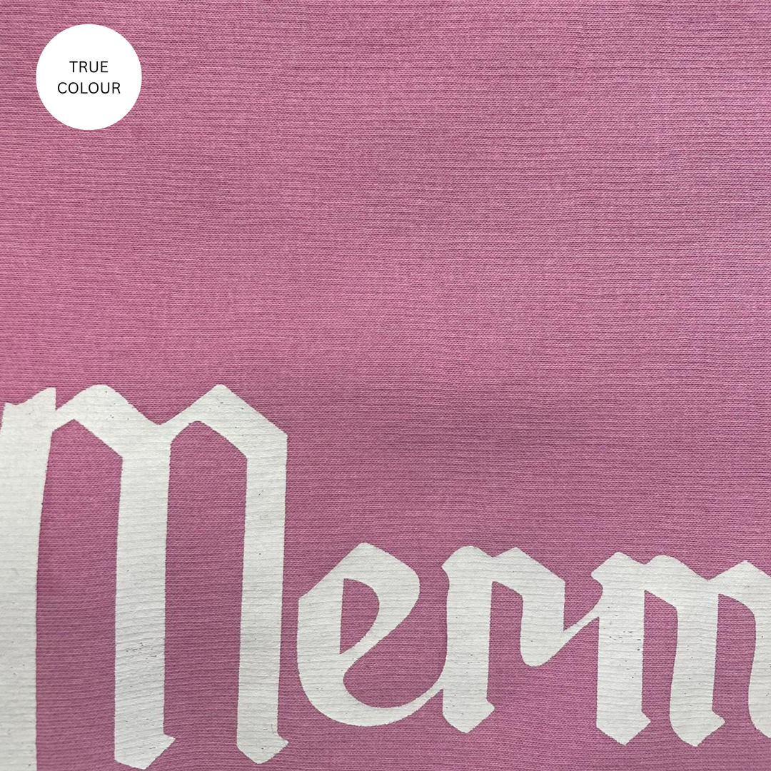 WIDE LEG SWEAT PANTS - MERMAID RACING - PINK