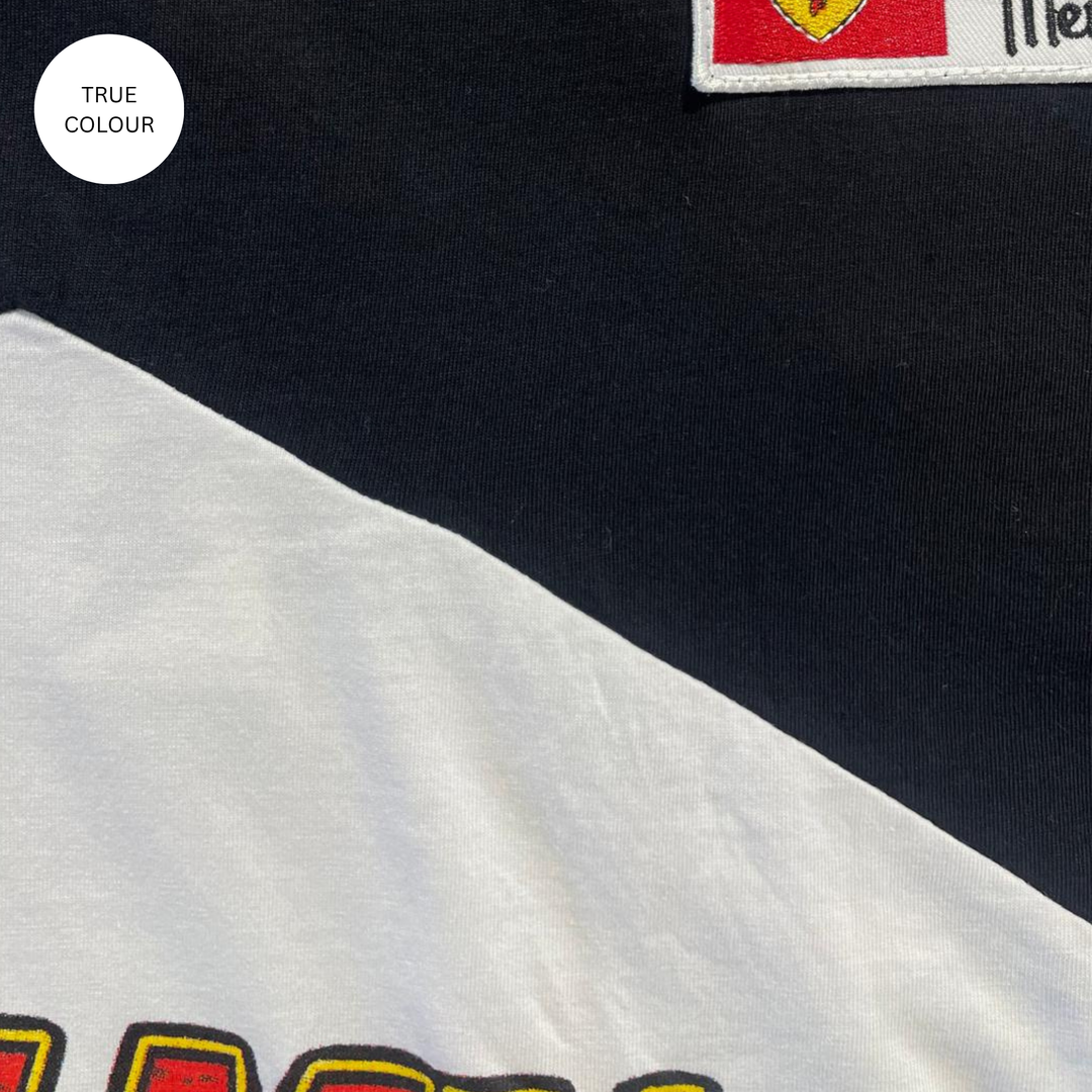 THE VERY OVERSIZED MERMAID RACING TEE - BLACK & WHITE