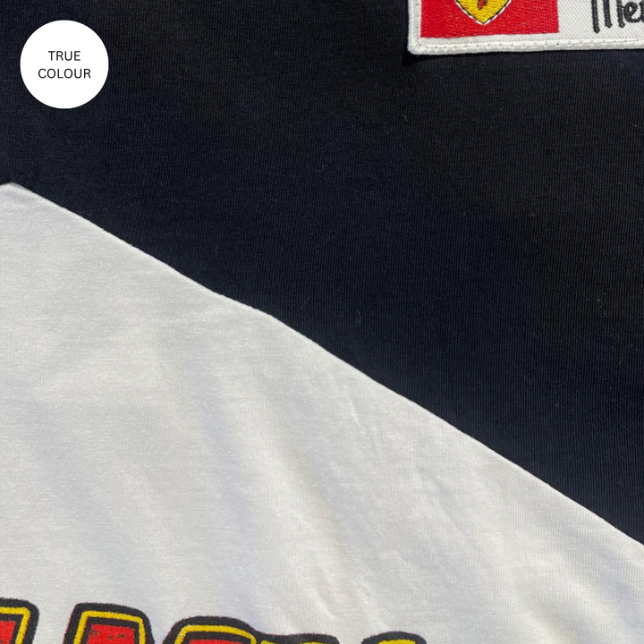 THE VERY OVERSIZED MERMAID RACING TEE - BLACK & WHITE