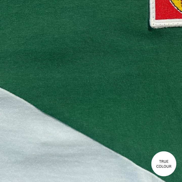 THE VERY OVERSIZED MERMAID RACING TEE - SKY & GREEN