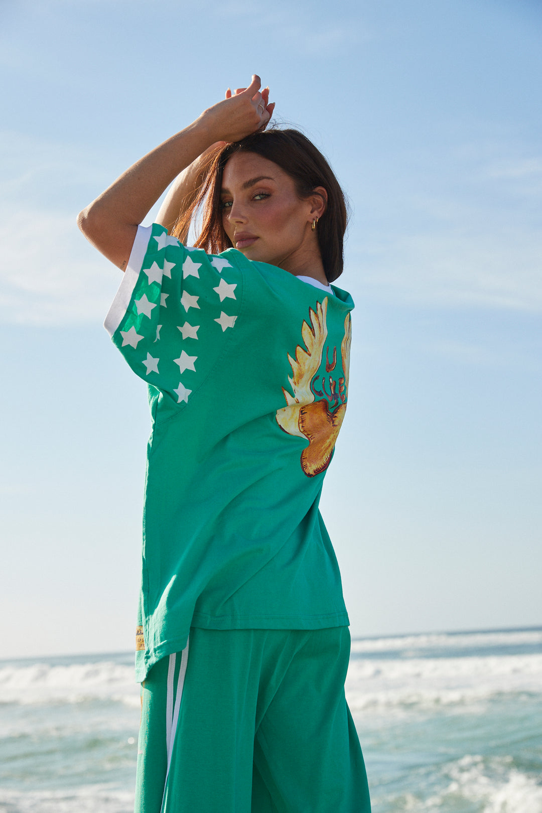 THE VERY OVERSIZED YOU CUTE TEE - GREEN