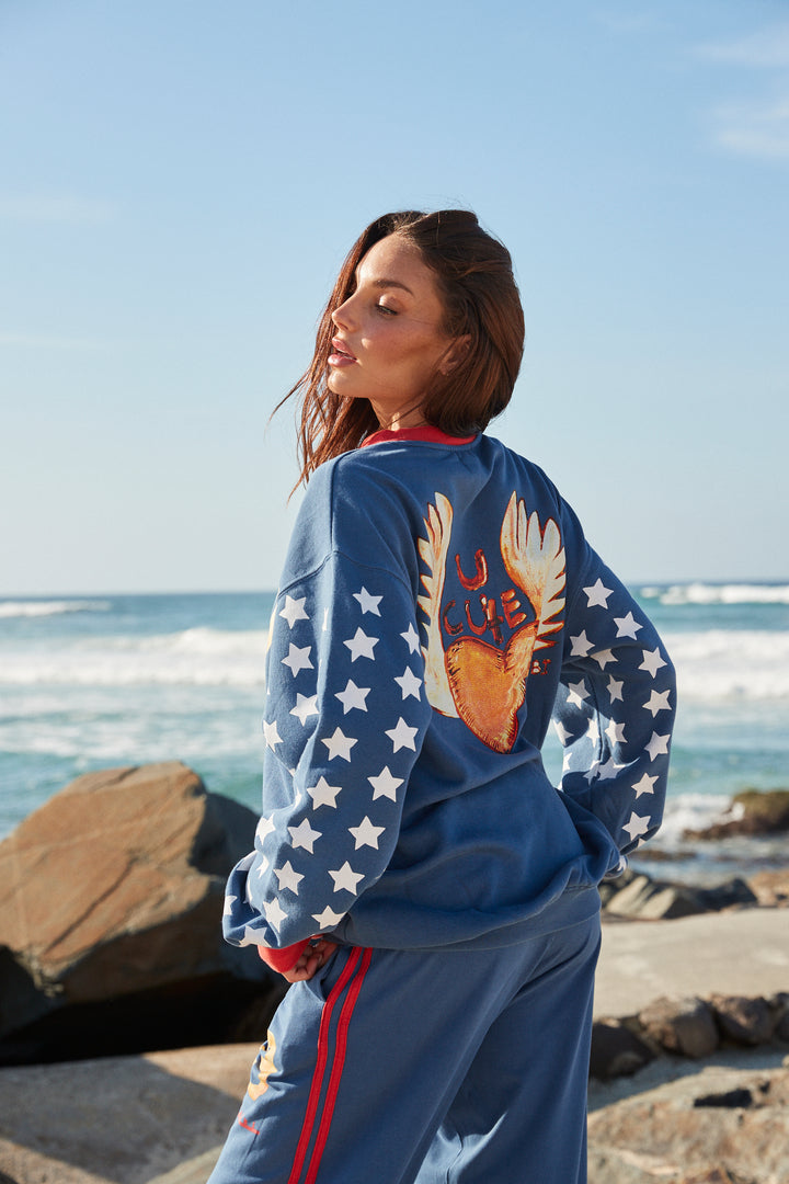 THE DIEGO JUMPER- YOU CUTE -BLUE