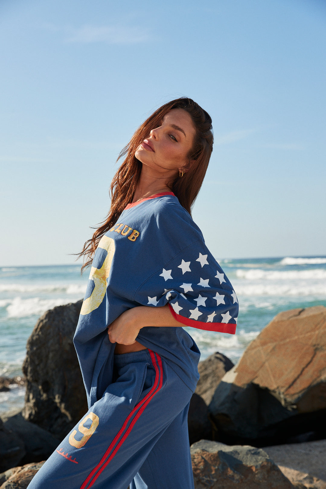 THE VERY OVERSIZED YOU CUTE TEE - BLUE