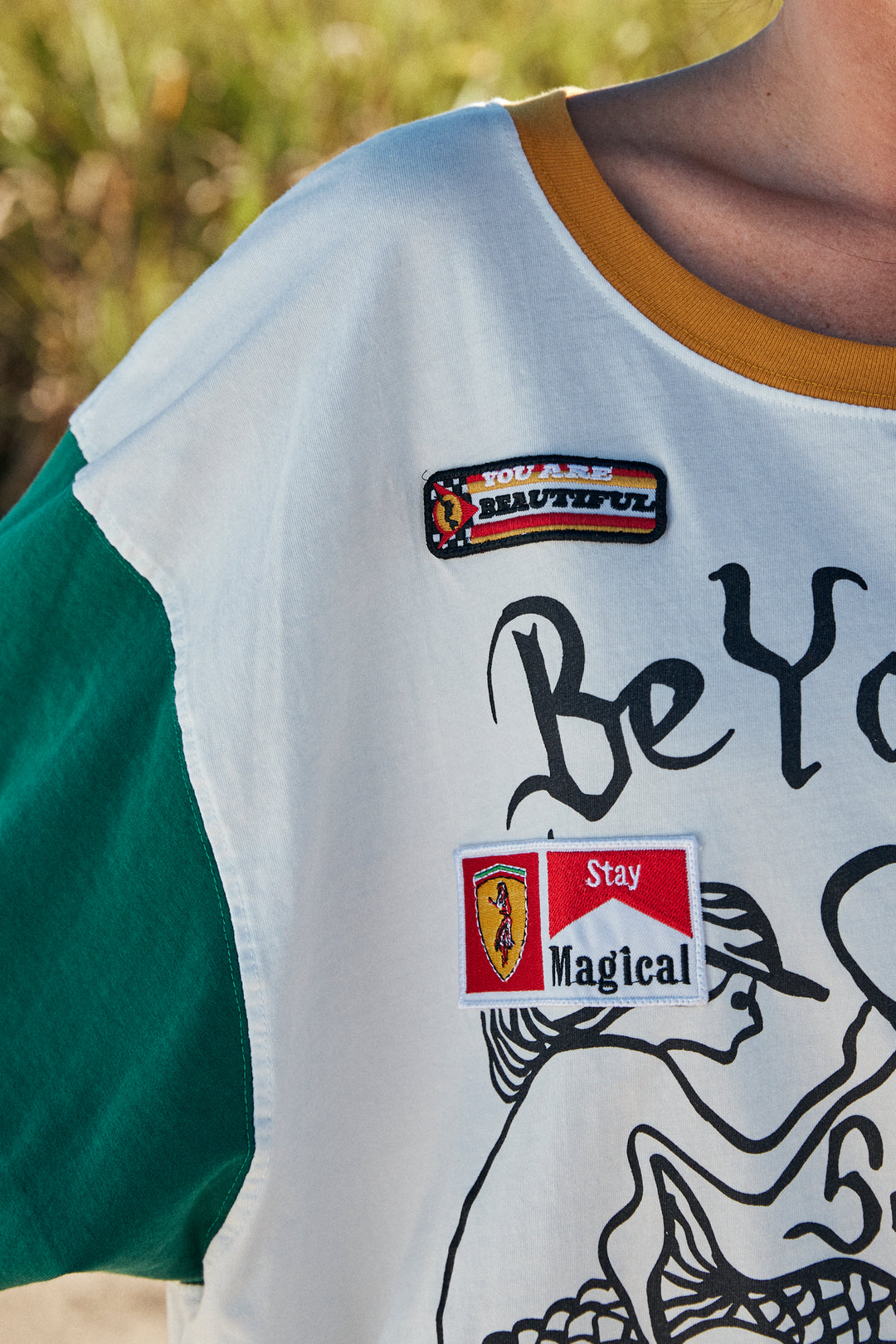 THE VERY OVERSIZED BEYOUTIFUL HOTEL TEE - MARSHMELLOW