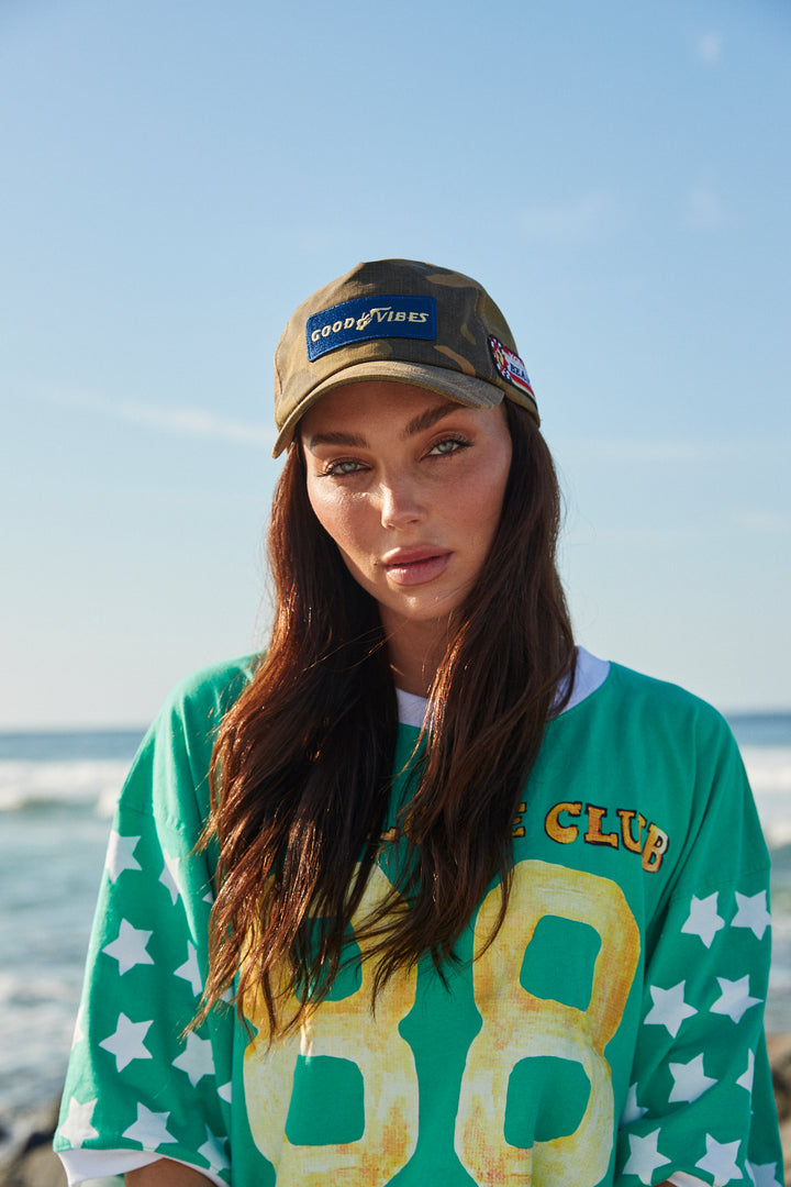 GOOD VIBES CAP - CAMO