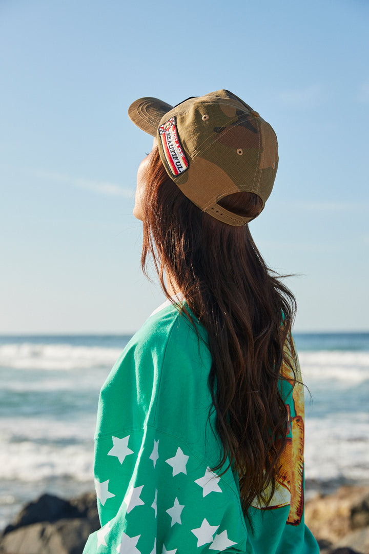 GOOD VIBES CAP - CAMO