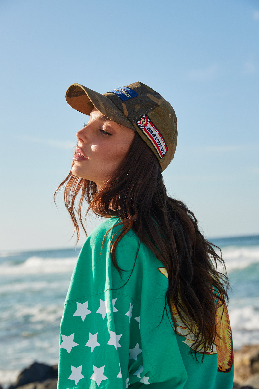 GOOD VIBES CAP - CAMO