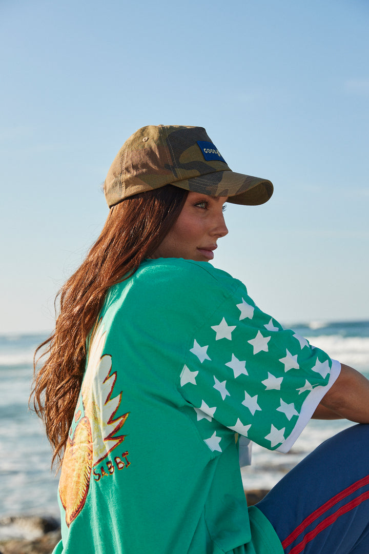 GOOD VIBES CAP - CAMO