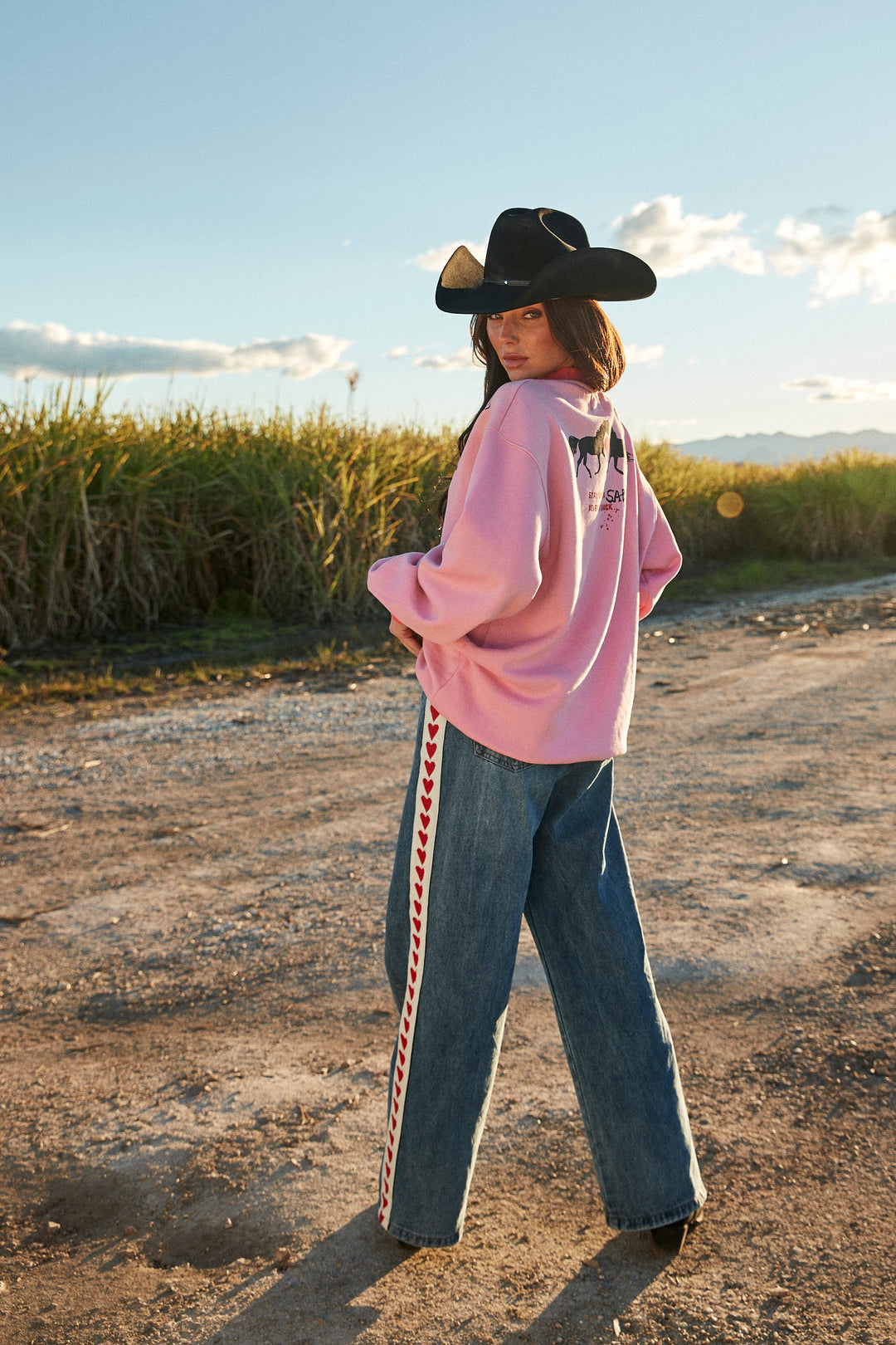 I LOVE COUNTRY MUSIC CREW - PINK