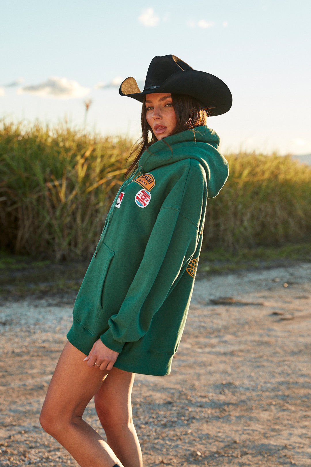 BE YOUTIFUL HOTEL HOODIE - GREEN