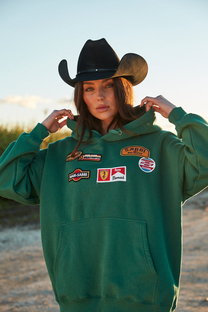 BE YOUTIFUL HOTEL HOODIE - GREEN