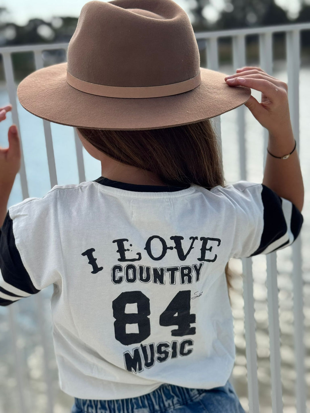 KIDS I LOVE RODEO TEE - MARSHMALLOW