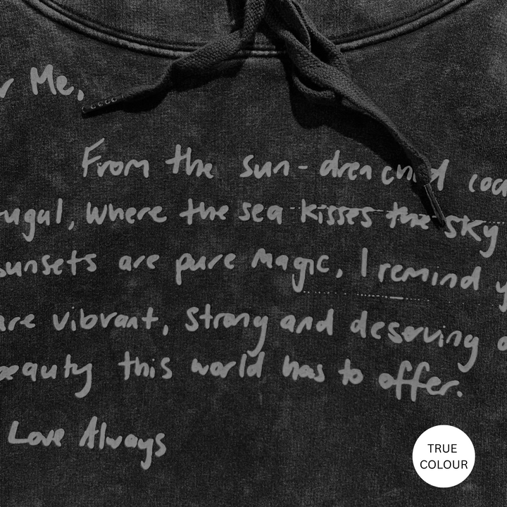 THE LOVE NOTES PORTUGAL HOODIE - BLACK