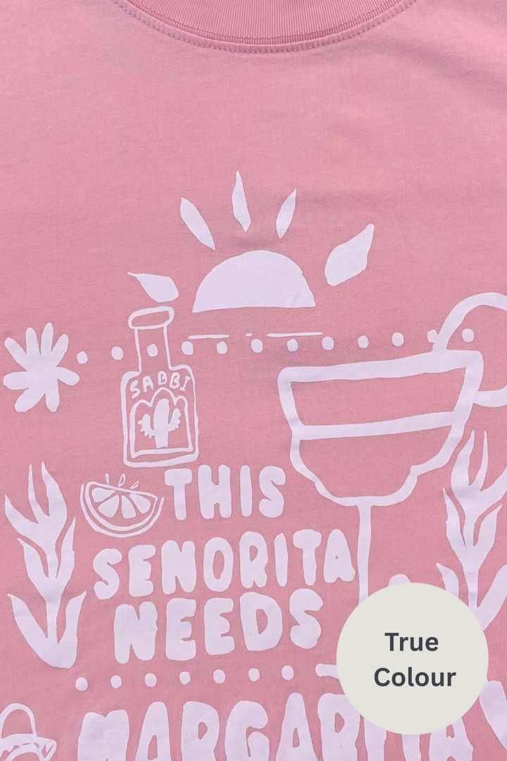 THE VERY OVERSIZED MARGIE TEE - PINK