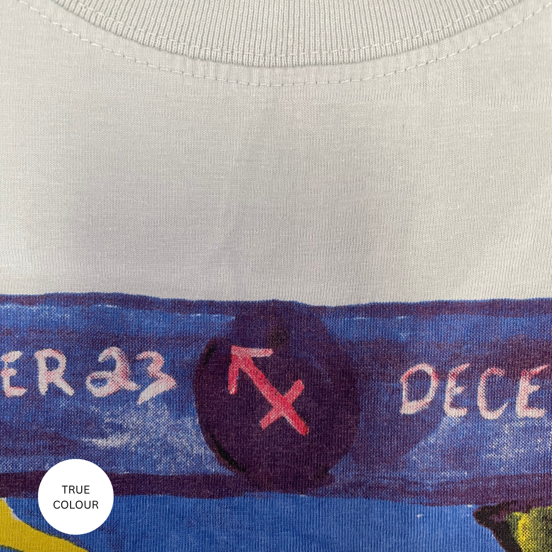 THE VERY OVERSIZED SAGITTARIUS TEE - LIGHT SKY BLUE