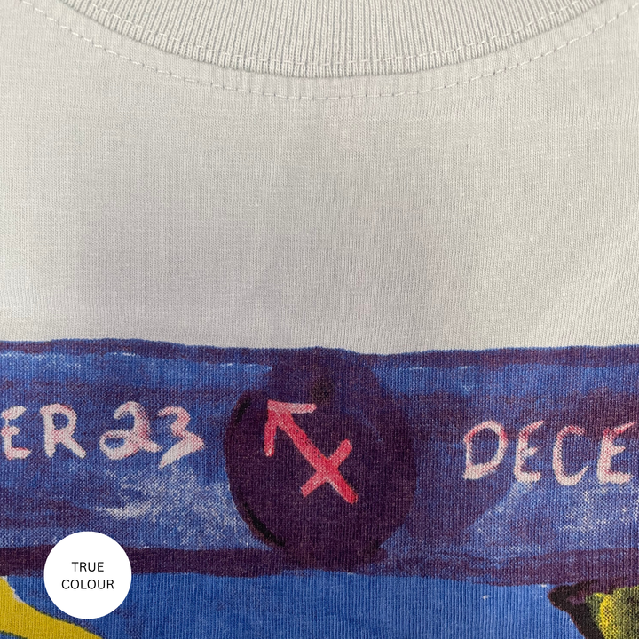 THE VERY OVERSIZED SAGITTARIUS TEE - LIGHT SKY BLUE