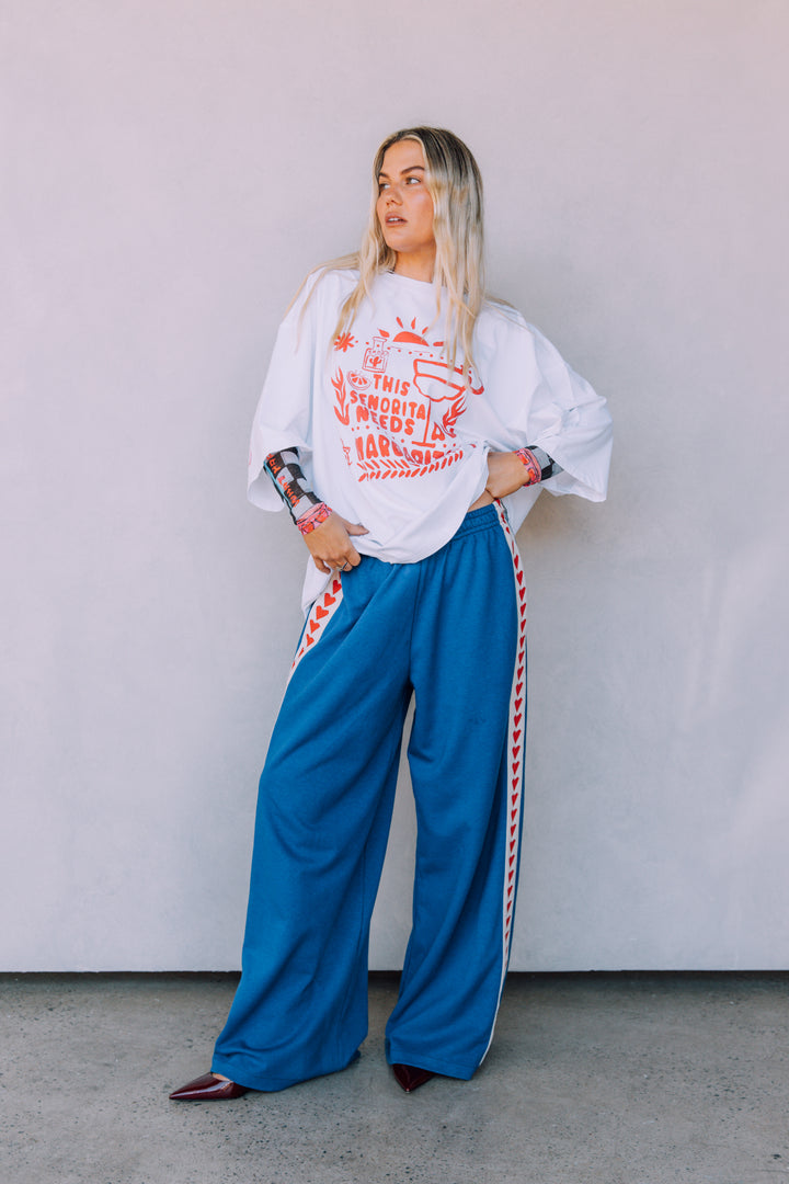 THE VERY OVERSIZED MARGIE TEE - RED