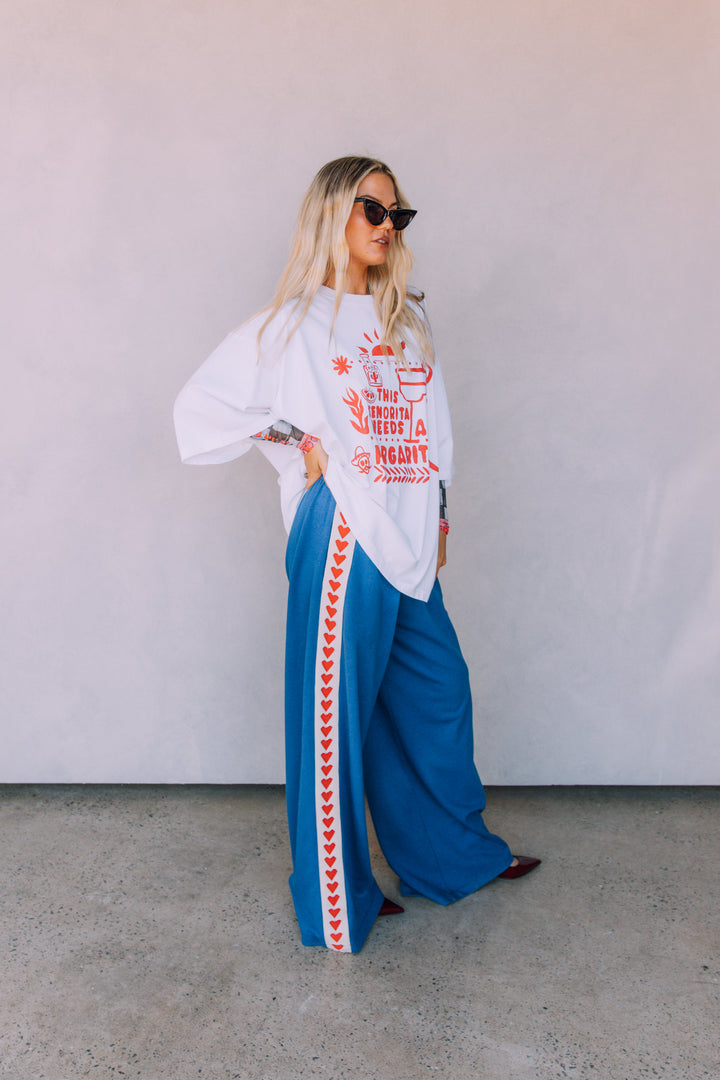 THE VERY OVERSIZED MARGIE TEE - RED