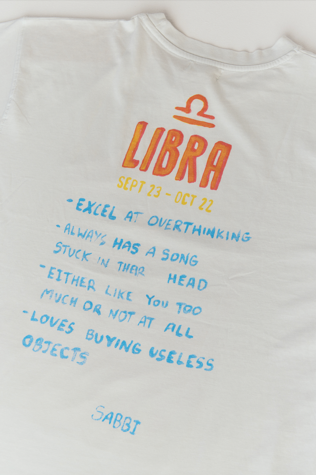 THE VERY OVERSIZED LIBRA TEE - ICE MELT