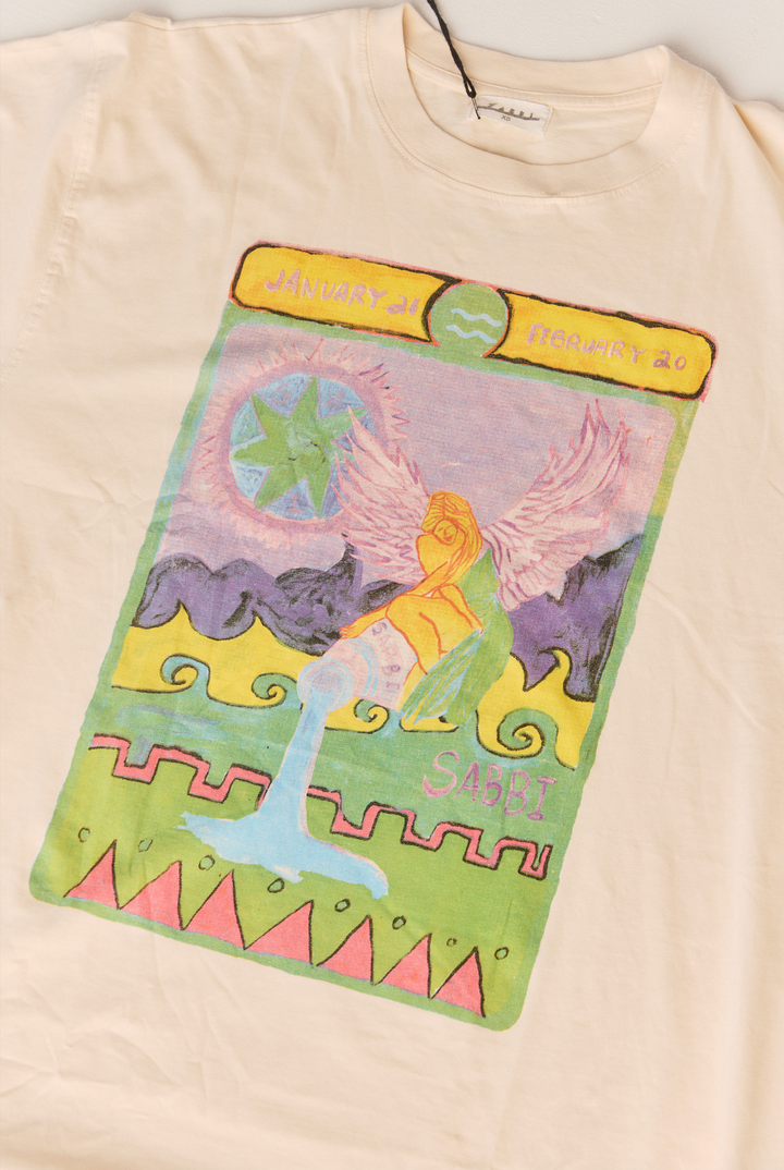 THE VERY OVERSIZED AQUARIUS TEE - SILENCE