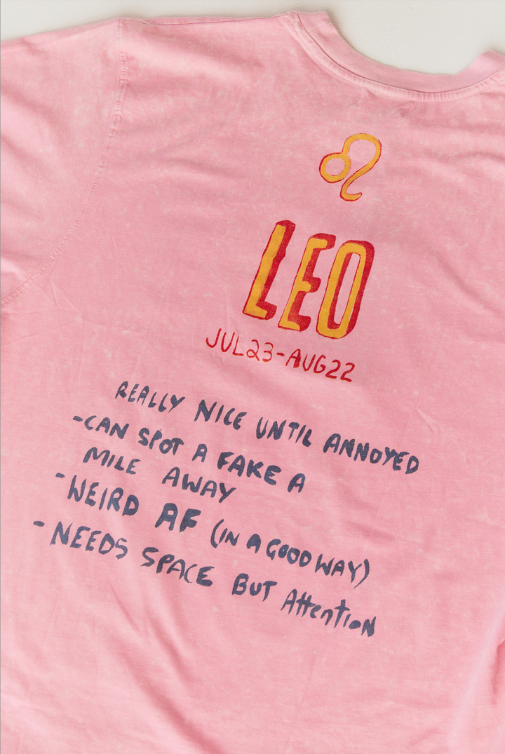 THE VERY OVERSIZED LEO TEE - PINK