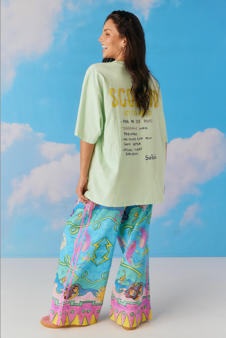 THE VERY OVERSIZED SCORPIO TEE - BAY