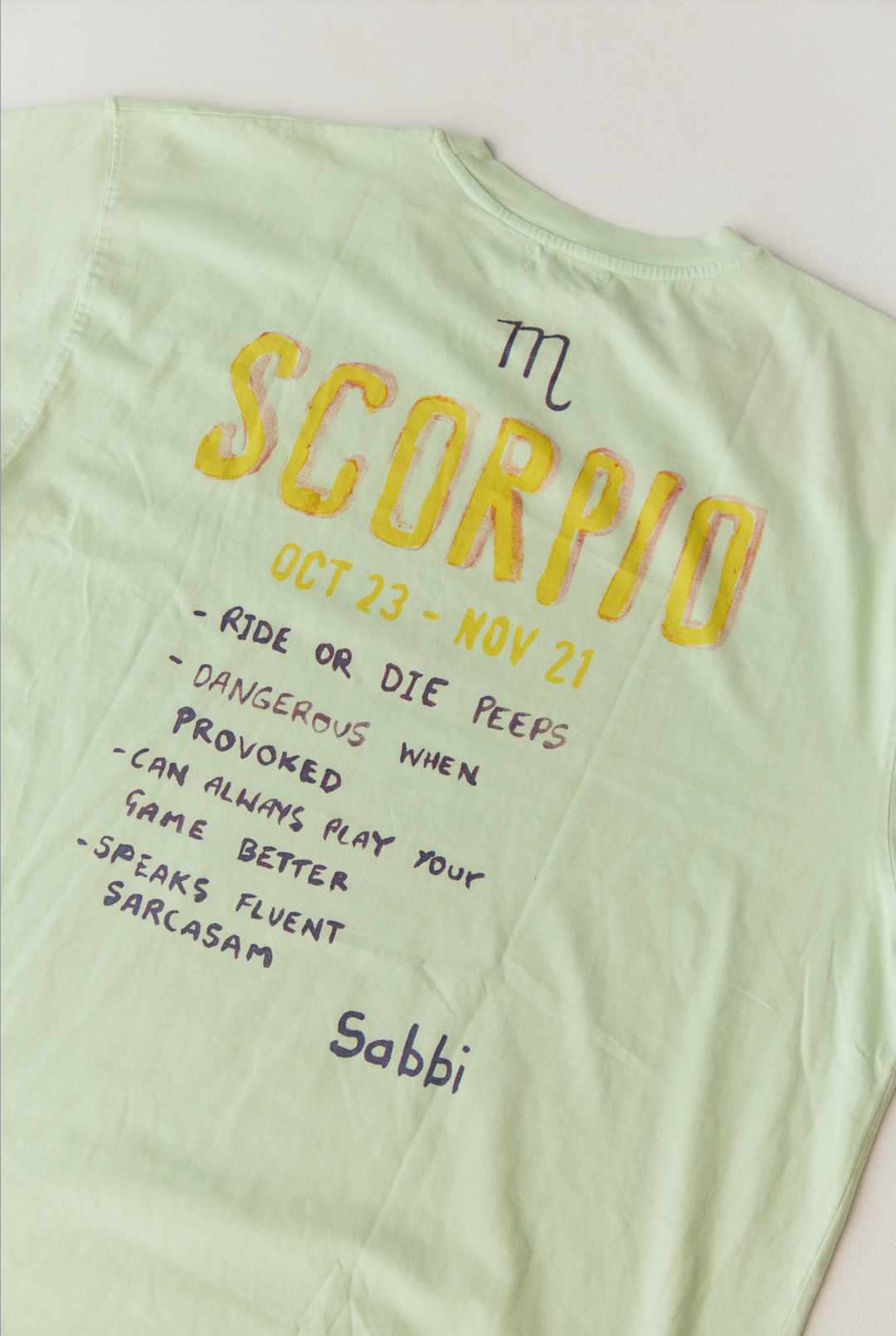 THE VERY OVERSIZED SCORPIO TEE - BAY