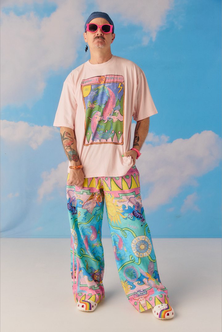 THE VERY OVERSIZED PISCES TEE - BLUSHING BRIDE