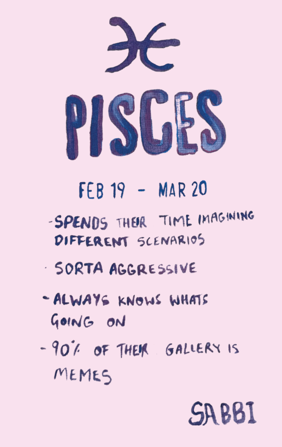 THE VERY OVERSIZED PISCES TEE - BLUSHING BRIDE