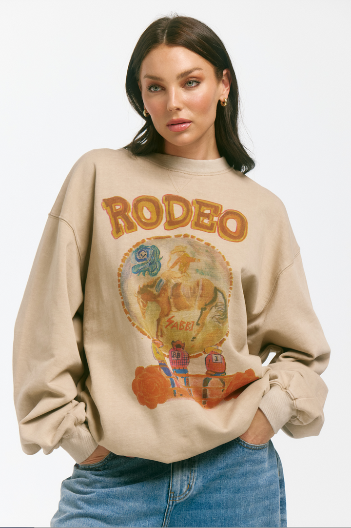 THE WHO THE BUCK CARES JUMPER - STONE