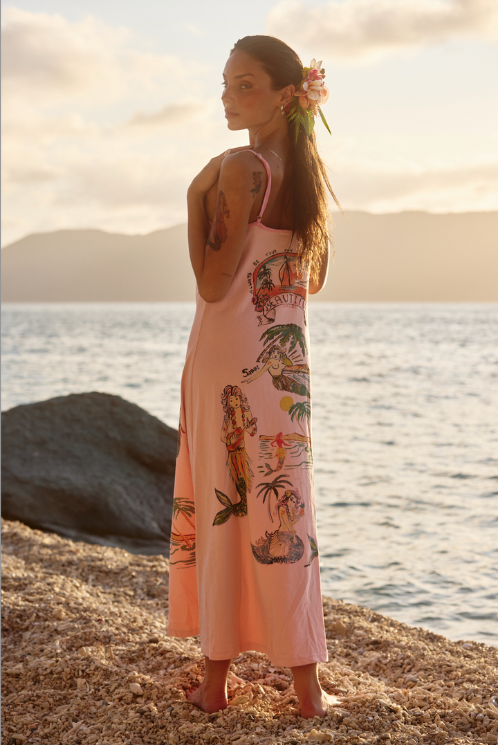 LOVE RULES MAXI DRESS - PINK