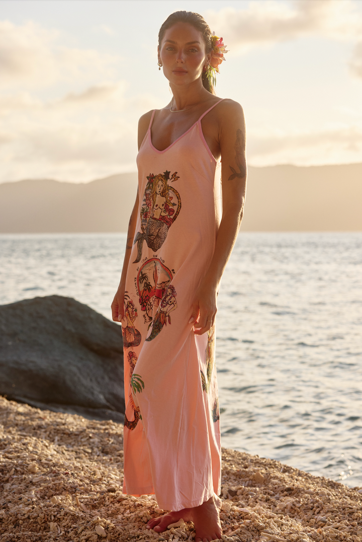 LOVE RULES MAXI DRESS - PINK