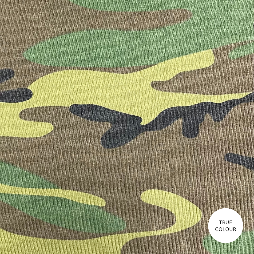 WE DON'T HIDE THE CRAZY REGULAR FIT TEE - CAMO