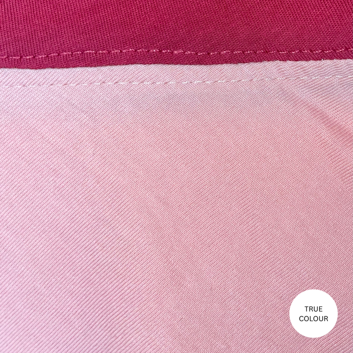 THE VERY OVERSIZED ROSES + TATTOOS TEE - PINK