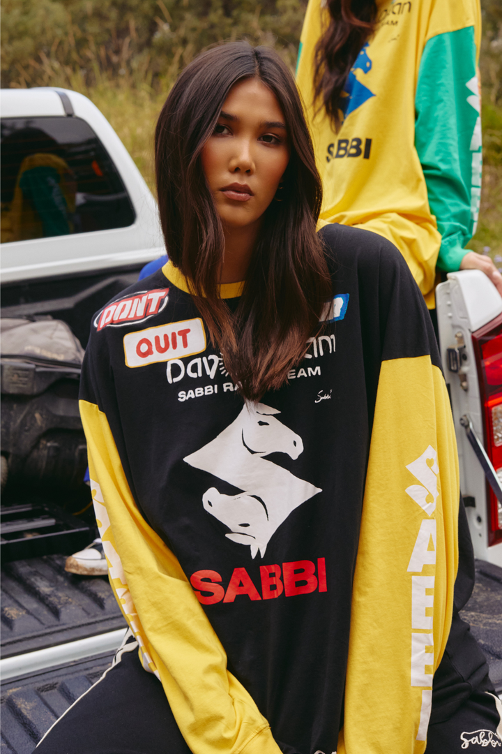 THE DON'T QUIT YOUR DAY DREAM LONG SLEEVE TEE - BLACK