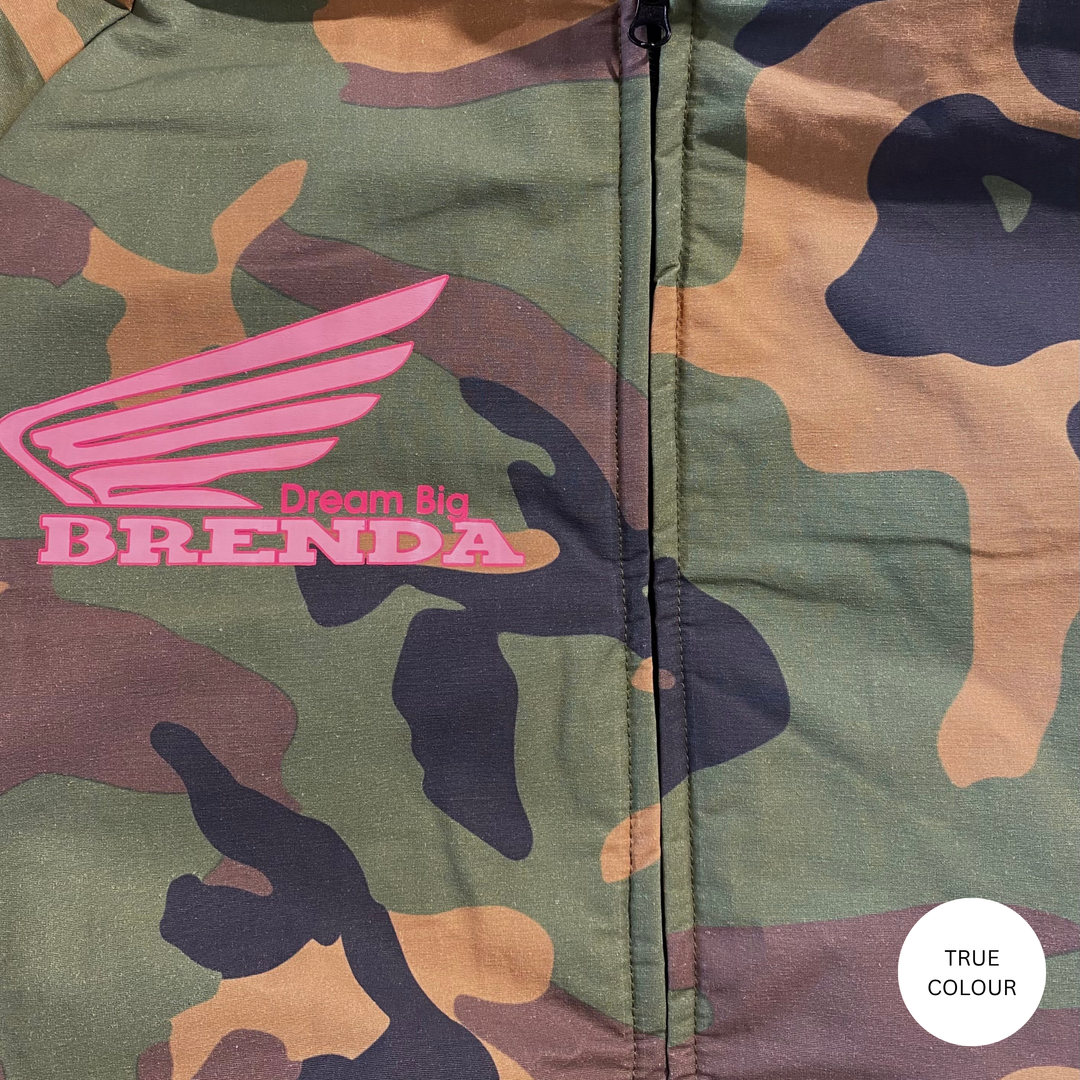 THE BE KIND BOMBER JACKET - CAMO