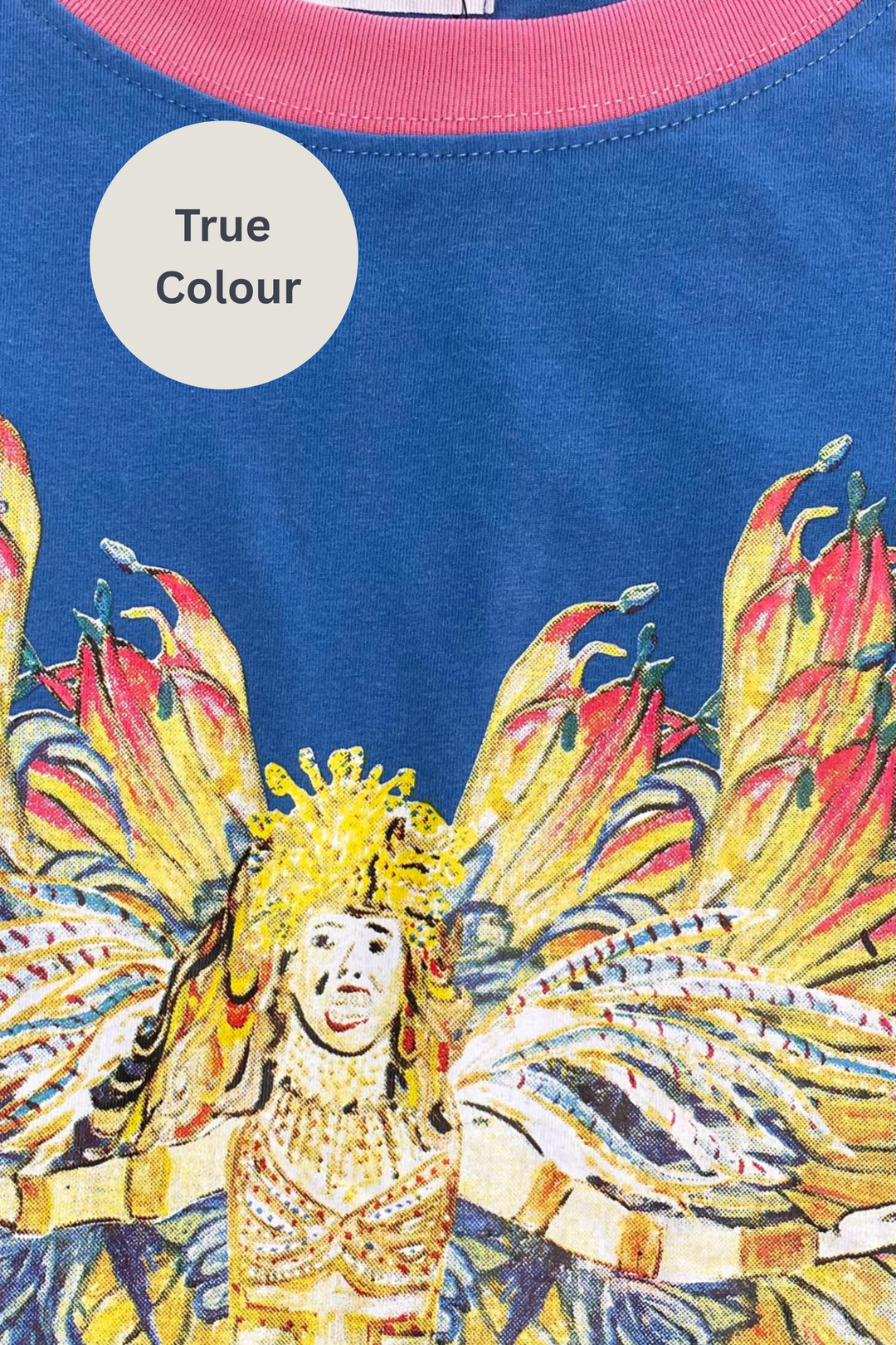 THE VERY OVERSIZED CARNIVALE TEE - BLUE