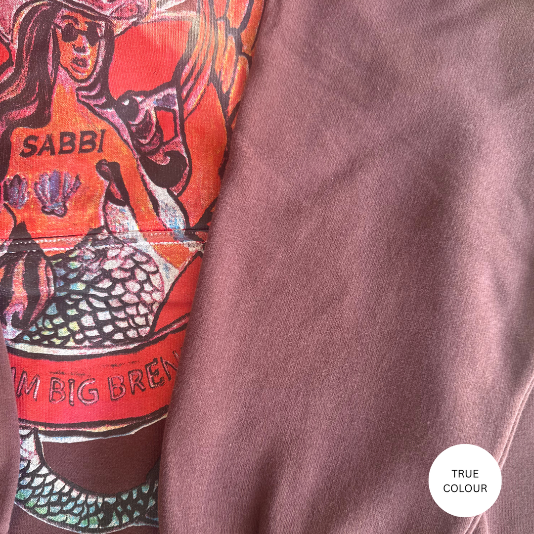 THE BRENDA ENERGY HOODIE - CHOCOLATE