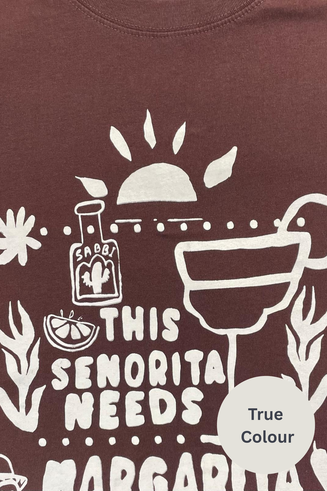 THE VERY OVERSIZED MARGIE TEE - DARK CHOCOLATE