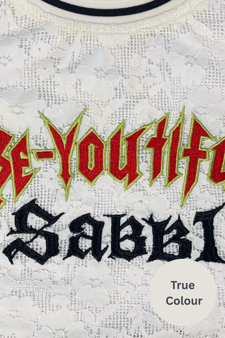 THE BE YOUTIFUL LACE SINGLET - CREAM