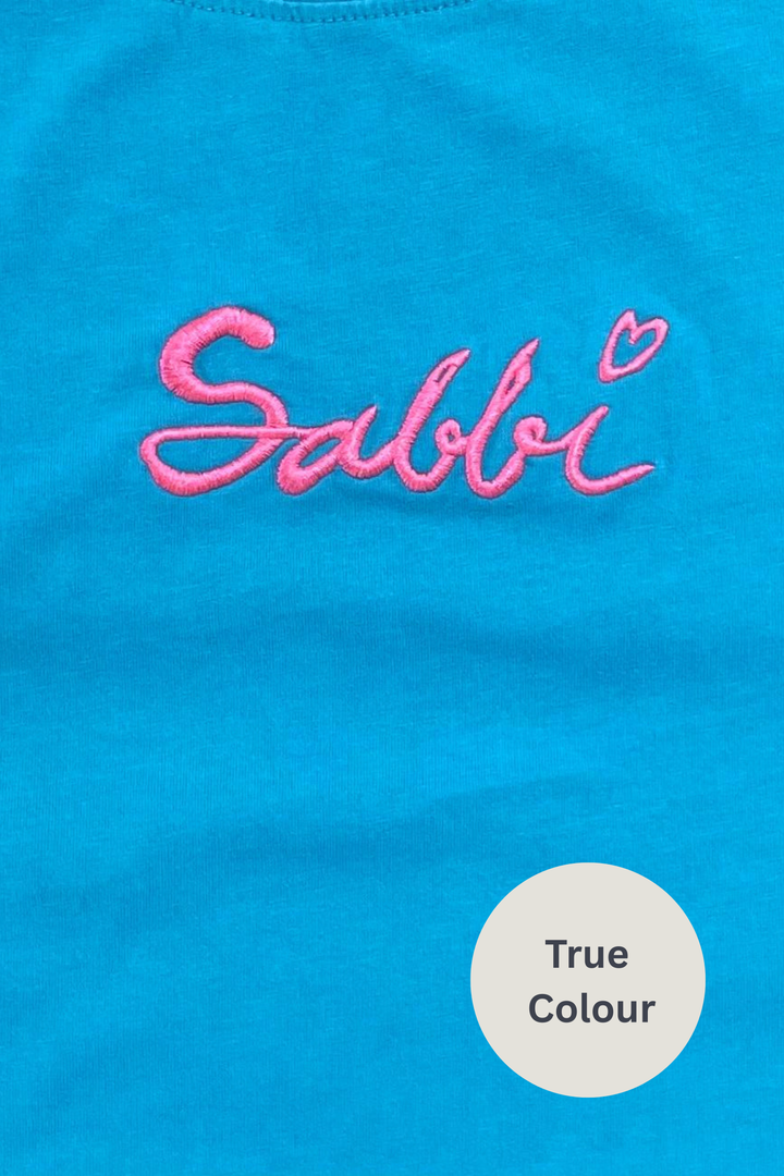 THE VERY OVERSIZED STANDOUT TEE - FLURO BLUE