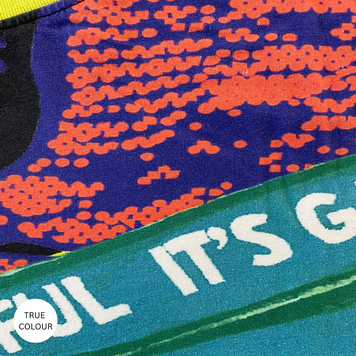 THE IT'S GANGSTER LONG SLEEVE TEE - YELLOW