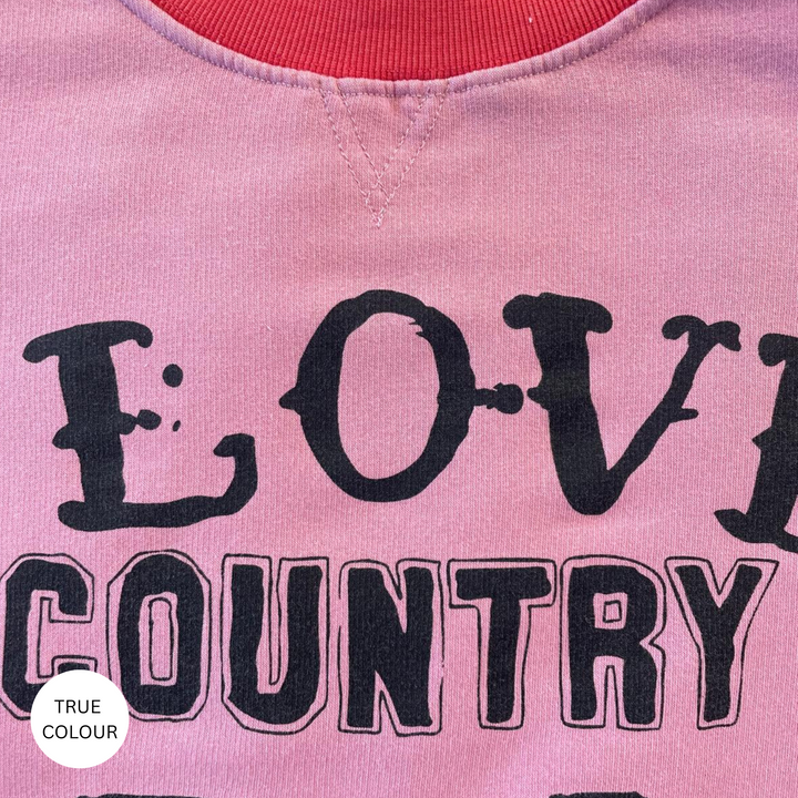 I LOVE COUNTRY MUSIC CREW - PINK