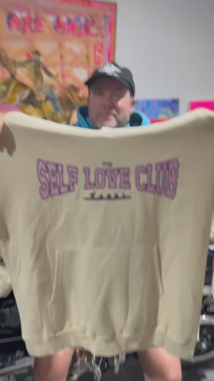 SELF LOVE CLUB HOODIE - OFF WHITE