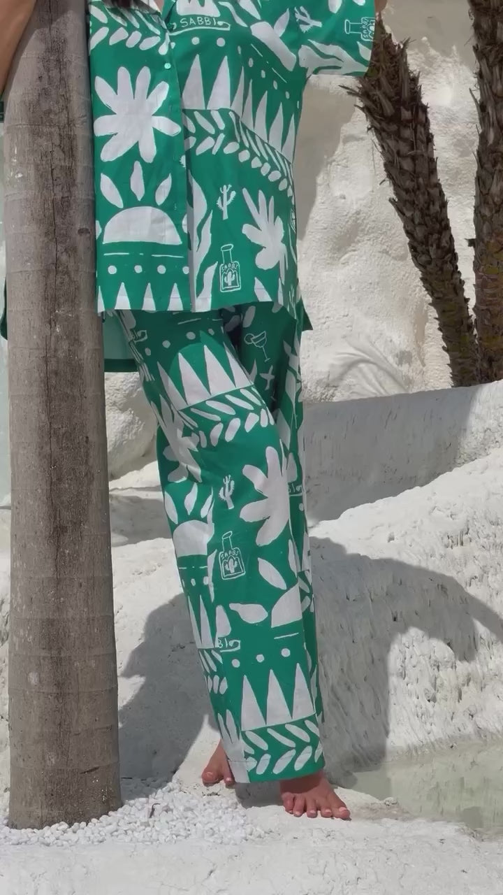 THE EL JIMBADOR PANT - IT'S THIRSTY WORK GREEN