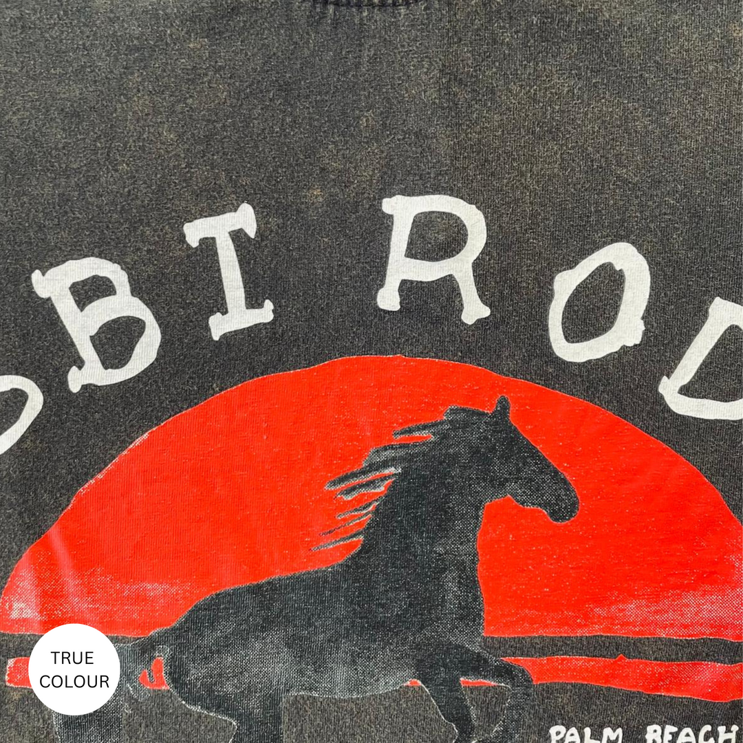 THE VERY OVERSIZED I LOVE COUNTRY MUSIC TEE - BLACK