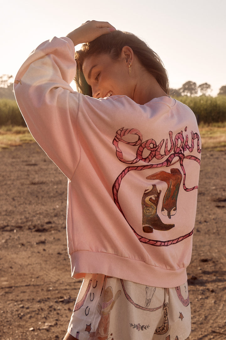 THE CALI JUMPER - CRAZY HORSE - PINK