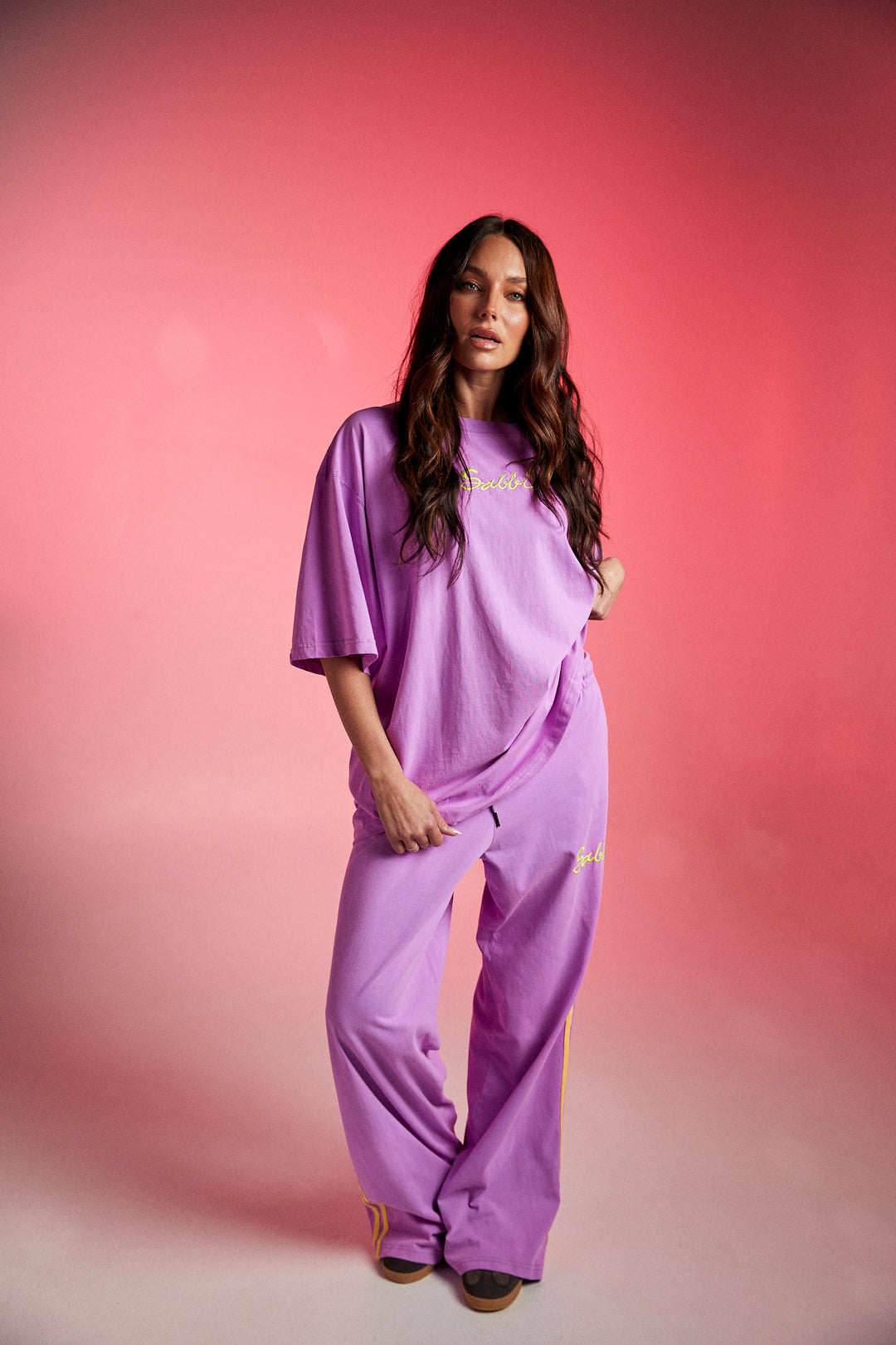 THE VERY OVERSIZED STANDOUT TEE - FLURO VIOLET